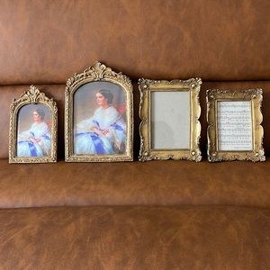 Gold vintage frames